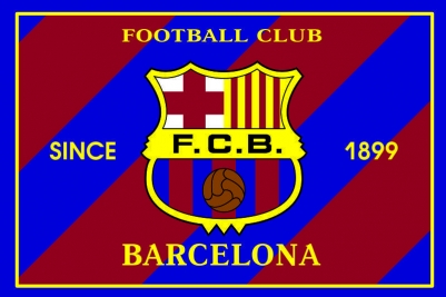Флаг "FC Barselona-2"
