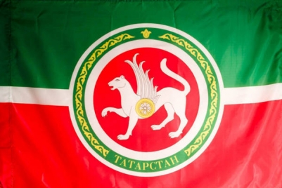 Флаг Республики Татарстан с гербом