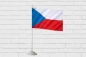 Двухсторонний флаг Чехии. Фотография №2