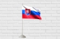 Двухсторонний флаг Словакии. Фотография №2