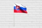 Двухсторонний флаг Словакии. Фотография №3