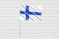 Двухсторонний флаг Финляндии. Фотография №3
