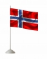 Двухсторонний флаг Норвегии. Фотография №2