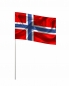 Двухсторонний флаг Норвегии. Фотография №3