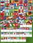 Флаги на Чемпионат Мира по футболу в РФ 2018 (комплект флагов 90х135см и 15х22см). Фотография №1