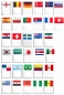 Флаги участников Чемпионата Мира по футболу. (Набор из 32-х флажков на палочке размером 15х23 см).. Фотография №1