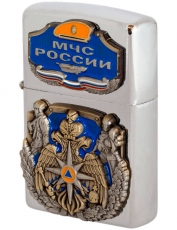 Коллекционная зажигалка "МЧС России" бензиновая фото