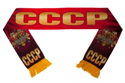 Шелковый шарф СССР со знаком