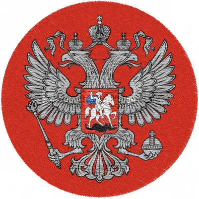 Красный шеврон Герб России
