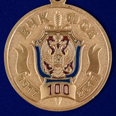 Медаль "100 лет Федеральной службы безопасности" фото