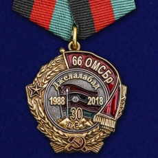 Медаль "30 лет вывода из Афганистана 66 ОМСБр" фото