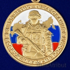Медаль к 100-летию образования Вооруженных сил России  фото