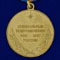 Медаль МЧС "За особый вклад в обеспечение пожарной безопасности особо важных государственных объектов". Фотография №2