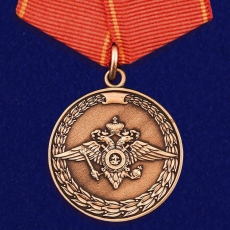 Медаль МВД России «За воинскую доблесть»  фото