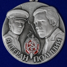 Медаль "Ветеран полиции" фото