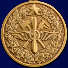 Медаль "100 лет инженерно-авиационной службе" ВКС фото