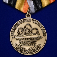 Медаль За службу Отечеству Специальные части ВМФ  фото