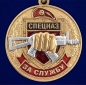 Медаль "За службу в Спецназе Росгвардии". Фотография №2