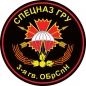 Наклейка "3 гв. бригада Спецназа ГРУ". Фотография №1