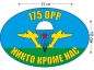 Наклейка на авто «Флаг 175 ОРР ВДВ России». Фотография №1