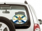 Наклейка на авто Флаг БДК «Николай Вилков». Фотография №2