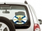 Наклейка на авто Флаг К-266 «Орел». Фотография №2