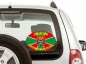 Наклейка на авто «Гдынский погранотряд». Фотография №2