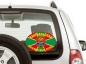 Наклейка на авто «Калевальский погранотряд». Фотография №2