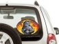 Наклейка на авто Коловорот Волк. Фотография №2
