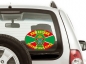 Наклейка на авто «Кяхтинский погранотряд». Фотография №2