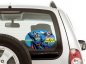 Наклейка на авто «МЧС Супермен». Фотография №2