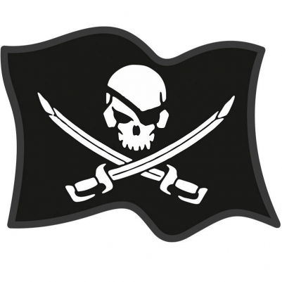 Наклейка "Пиратский флаг"