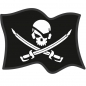 Наклейка "Пиратский флаг". Фотография №1