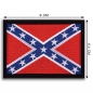 Нашивка байкера «Флаг Конфедерации». Фотография №2