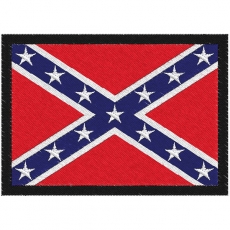 Нашивка байкера «Флаг Конфедерации» фото