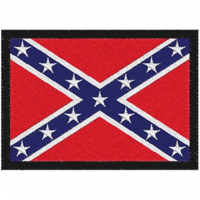 Нашивка байкера «Флаг Конфедерации»