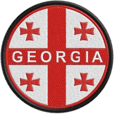 Нашивка флаг Грузии фото