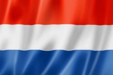 Двухсторонний флаг Голландии фото