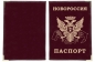 Обложка на паспорт с гербом Новороссии. Фотография №1