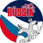 Наклейка RUSSIA «Двуглавый орёл». Фотография №1