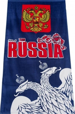 Полотенце "RUSSIA" двуглавый орёл