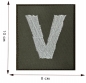 Полевой шеврон с вышитым символом V. Фотография №2