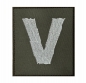 Полевой шеврон с вышитым символом V. Фотография №1