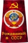 Полотенце "Рожденный в СССР". Фотография №1
