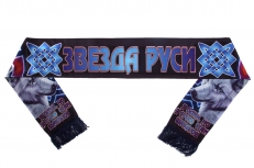Шелковый шарф Звезда Руси  фото
