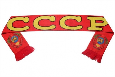 Советский шарф из шелка