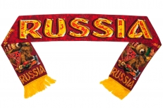 Шелковый шарф "Russia" фото