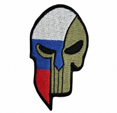 Оригинальный шеврон Каратель в шлеме Россия  фото