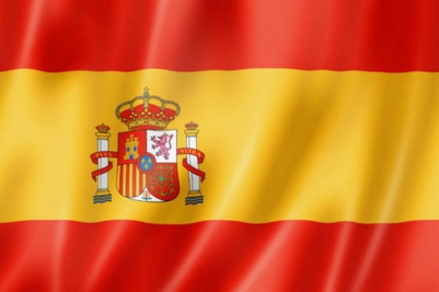 Флажок настольный Испания