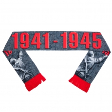 Шелковый шарф "Победа 1941-1945" фото